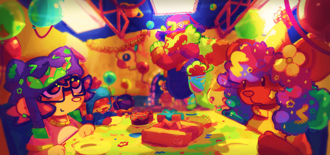 Art for a friend's birthday, 2025.