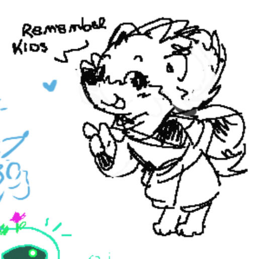 Silly sketch of a friend's character I did on magma.