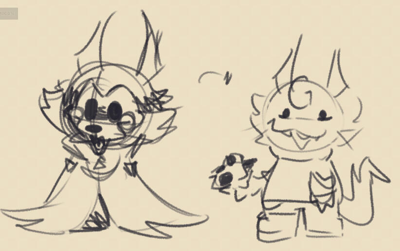Original character sketch &amp; concept art.