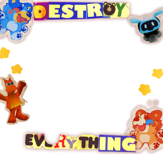 Overlay for an art.