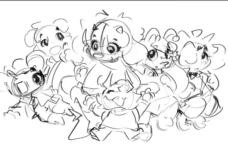 Original character sketch. love them so muchh C: